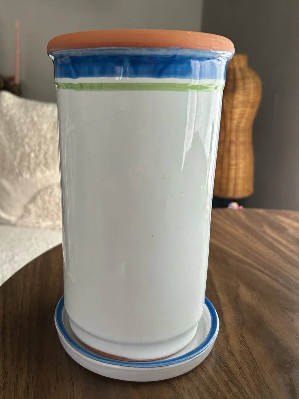 Vintage HIMARK terra cotta wine cooler